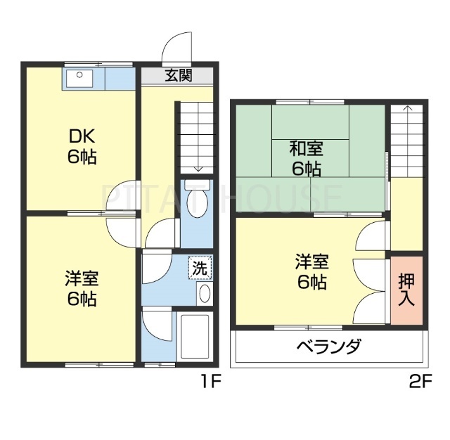 ハイツ千旦の間取り