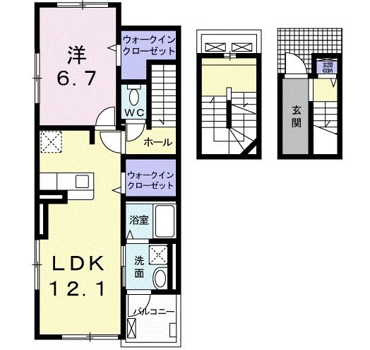 ゼロツー壱番館の間取り