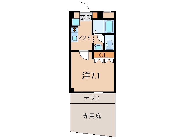 コンフォールシュウカの間取り