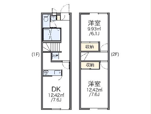 レオパレスサニーハイム光善寺の間取り