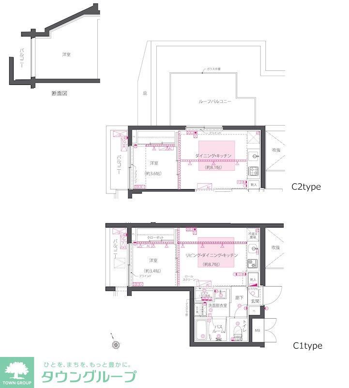 新宿区高田馬場のマンションの間取り