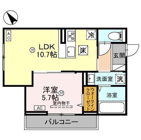 D-PLACE神田町の間取り