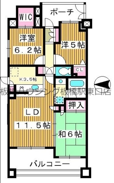 サクセス西高島平の間取り