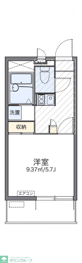 さいたま市見沼区大字風渡野のマンションの間取り