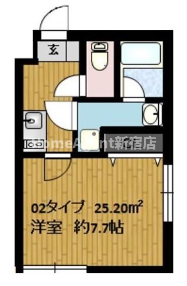 北区十条仲原のマンションの間取り