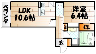 D-room柳町の間取り