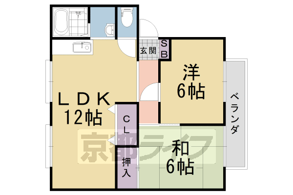 ヴィラコンフォートIの間取り