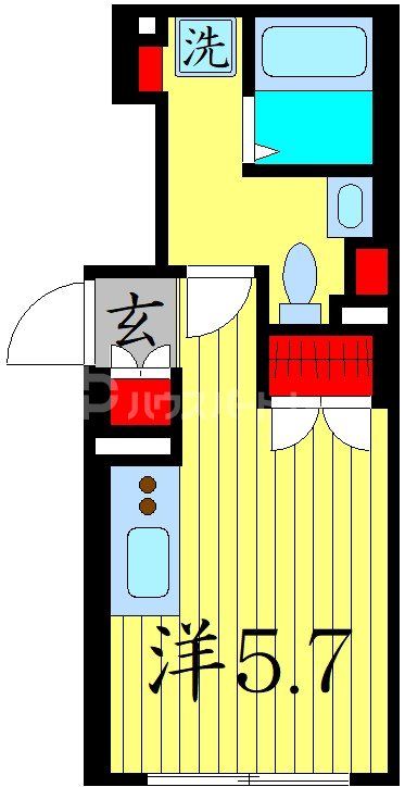 豊島区雑司が谷のマンションの間取り