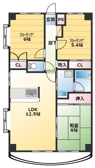 シャルマン５の間取り