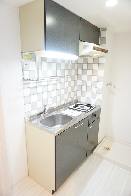 キッチン　１口ガスコンロ付き