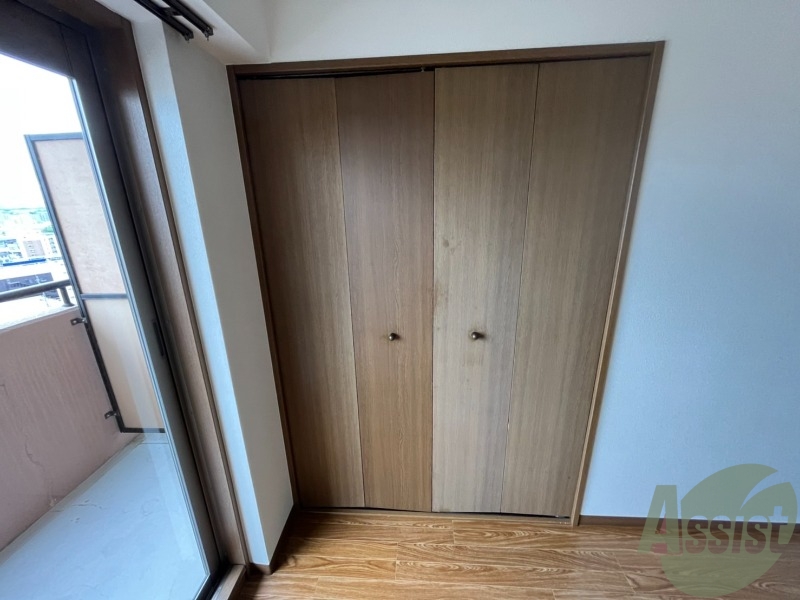 収納　使いやすいクローゼットがありますね。