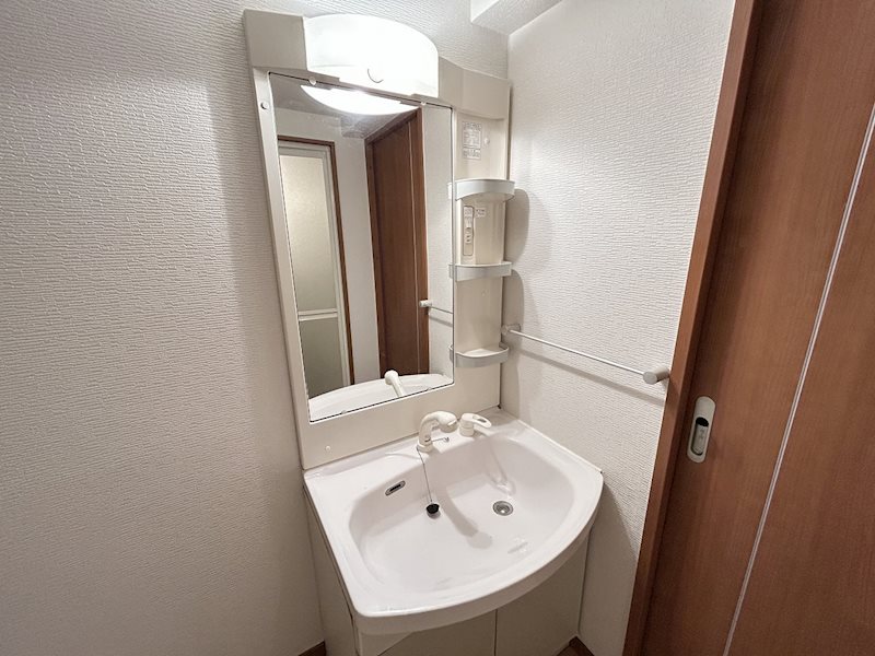 洗面設備　※写真は別号室のものです。