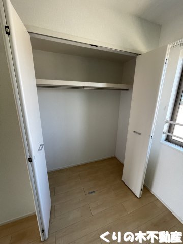 収納　たっぷりとした収納スペースです