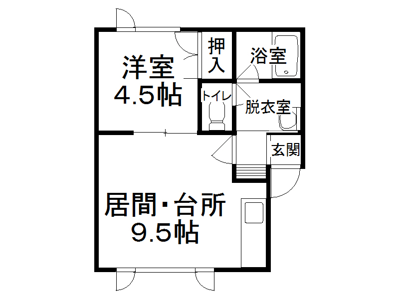 ハピネスの間取り