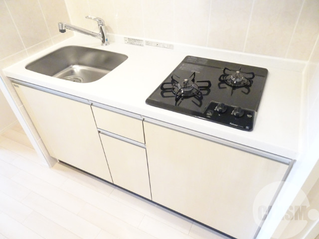 キッチン　２口コンロのシステムキッチン♪