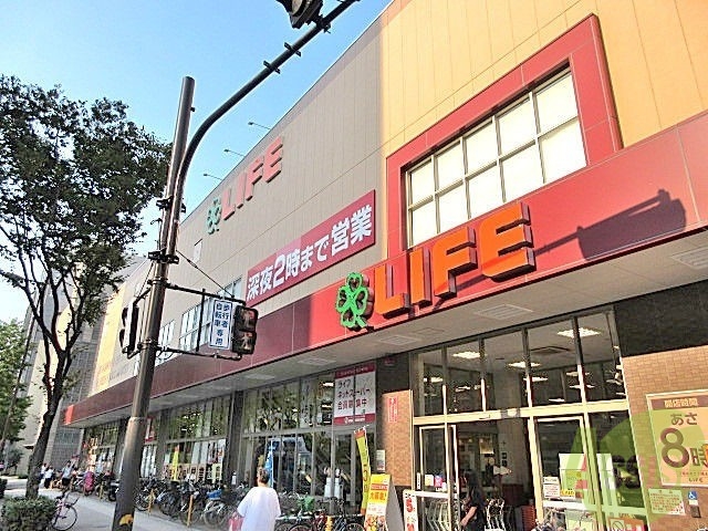 スーパー　ライフ太融寺店（スーパー）まで378m