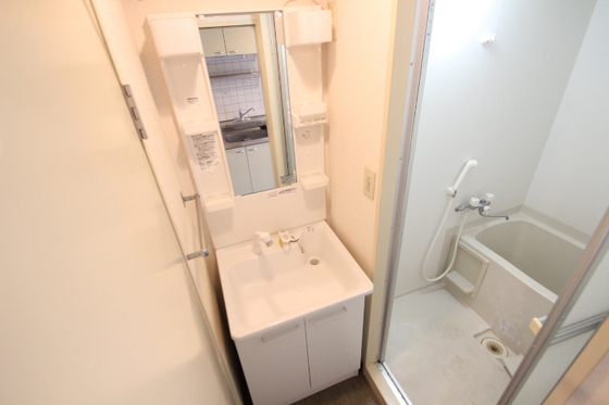 洗面設備　※別号室の写真です