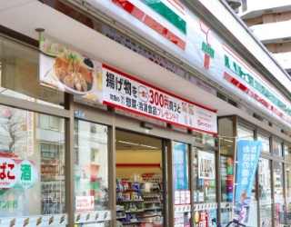 コンビニ　セブンイレブン 早稲田店（コンビニ）まで412m