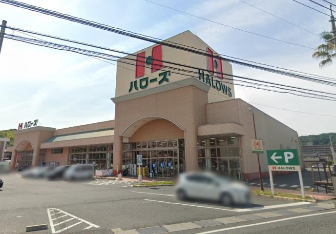 スーパー　ハローズ津高店（スーパー）まで550m