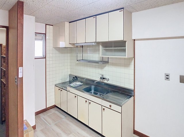 キッチン　2026年1月撮影。現況が相違する場合は現況を優先致します。