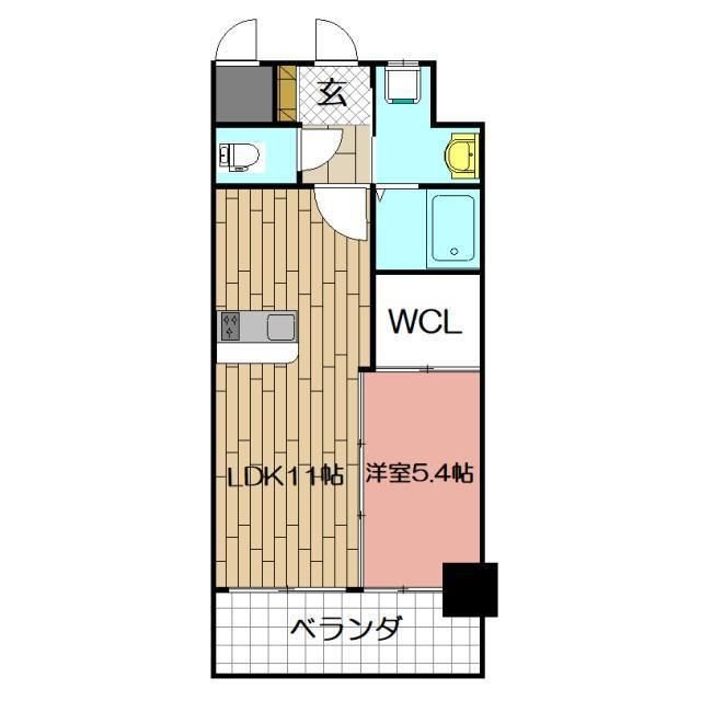 アドヴァンスコート中井の間取り