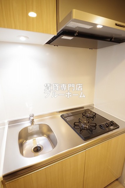 キッチン　2口コンロのシステムキッチンです！