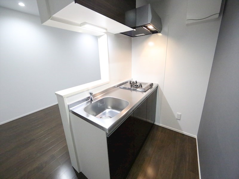 キッチン　システムキッチン（ガス2口コンロ付）カウンターキッチン