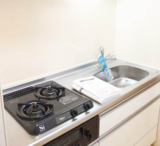 キッチン　★2口コンロ、システムキッチン★