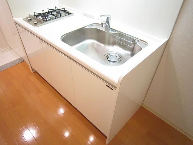 キッチン　☆料理がしやすいガス２口キッチン☆