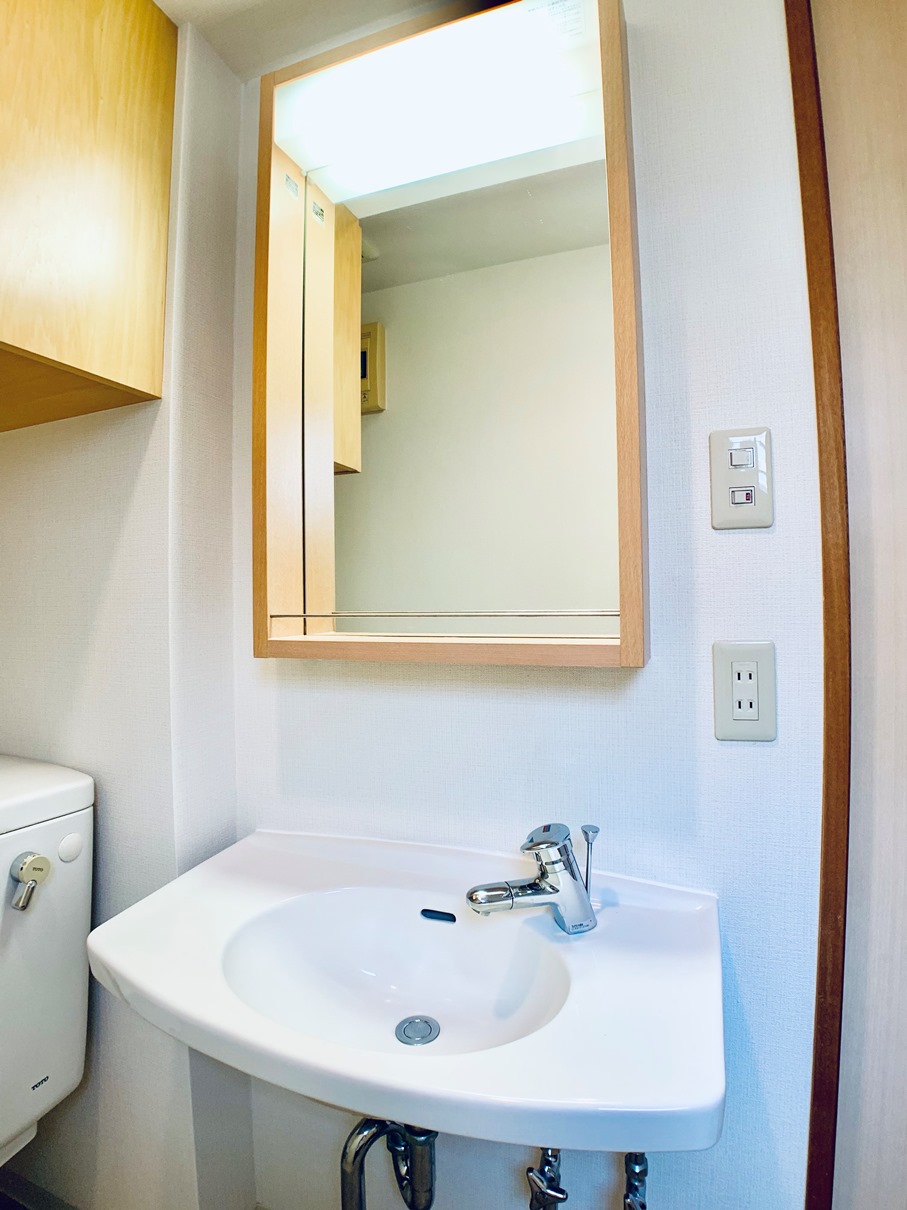 洗面設備　※こちらの写真は他部屋になり参考写真です