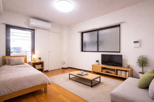 居室・リビング　家具配置イメージ画像です。