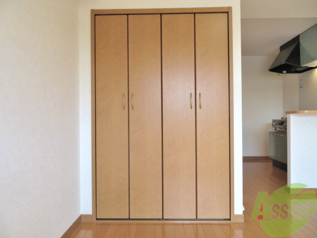 収納　収納はこちらの大き目のクローゼットになりますね