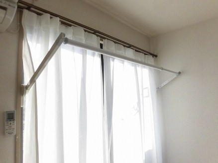 その他設備　室内物干し