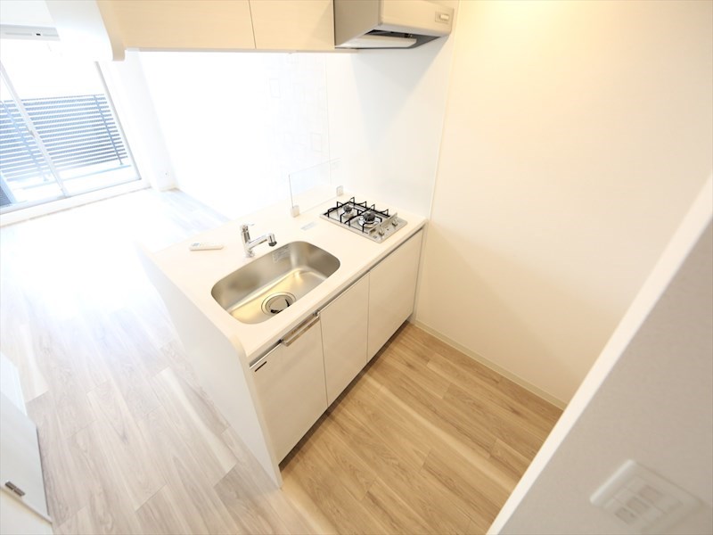 キッチン　システムキッチン（ガス2口コンロ付）カウンターキッチン