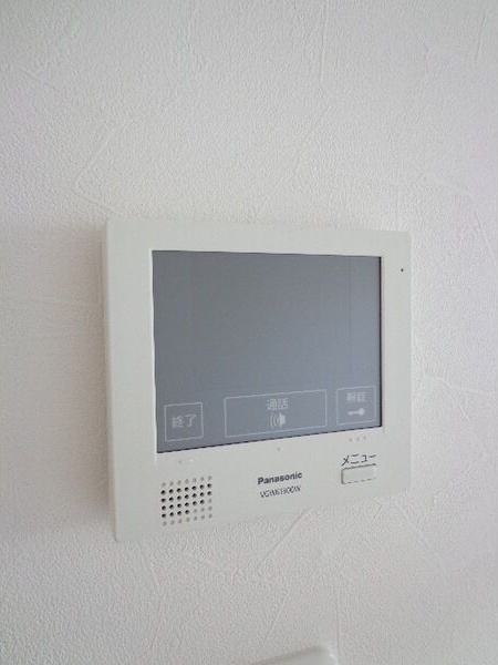 セキュリティ　TVモニターホンでお客様のお顔も見えて安心です！