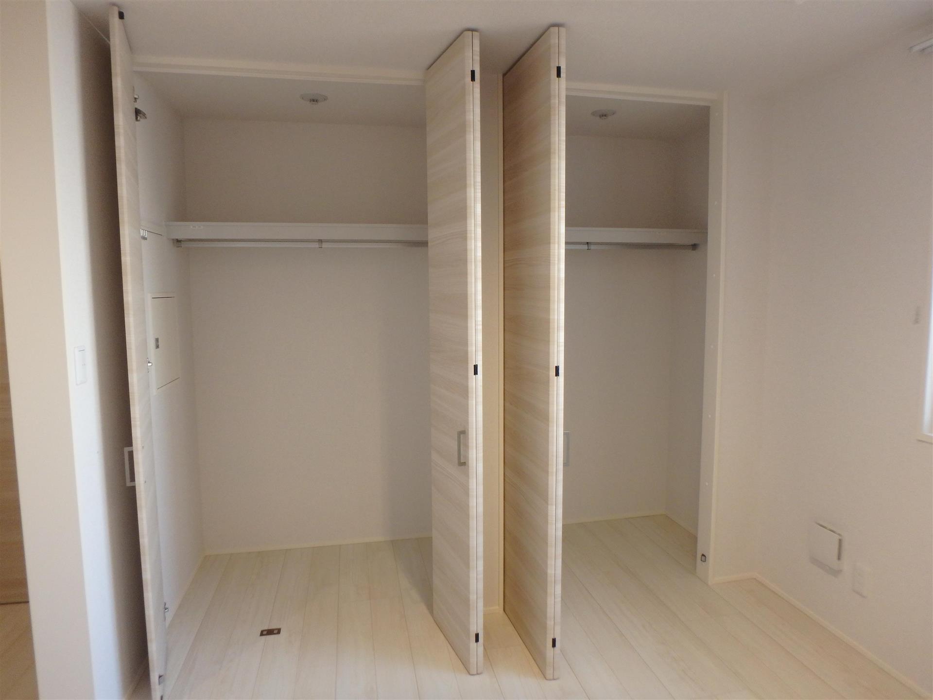 収納　奥行のある収納付きです