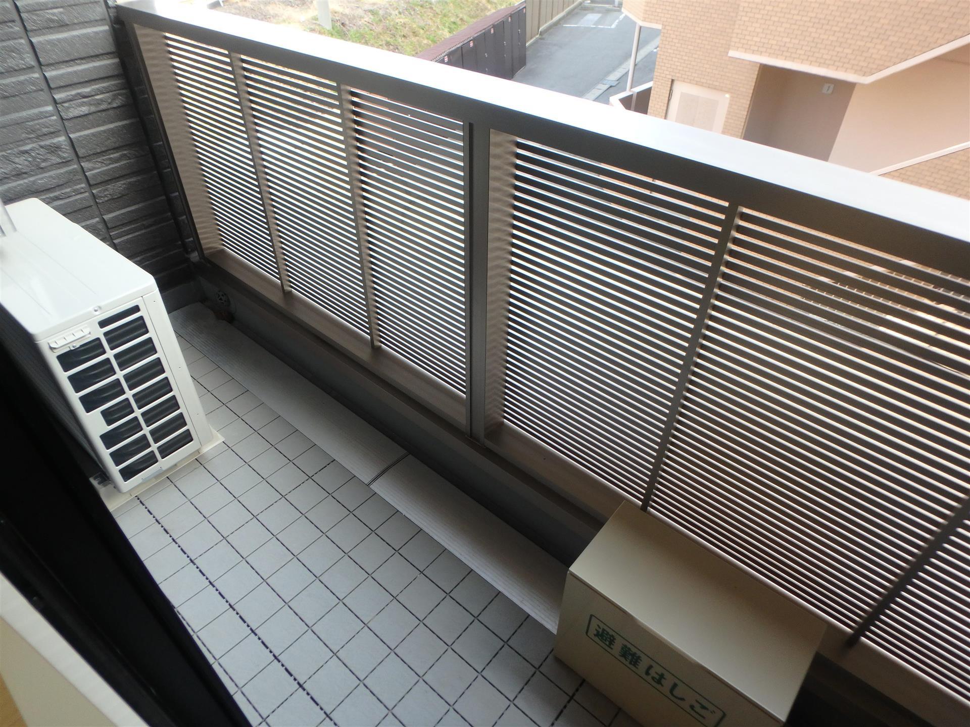 バルコニー　洗濯物が干せるベランダです