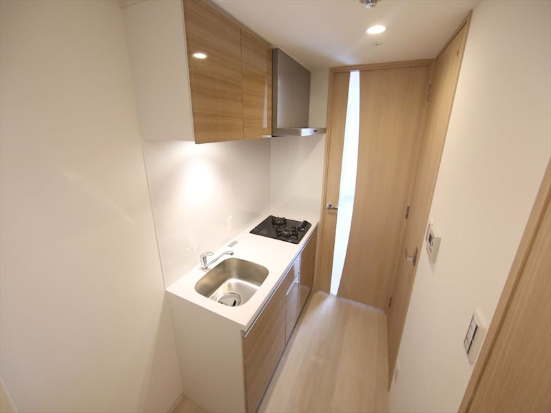 キッチン　システムキッチン（ガス2口コンロ付）