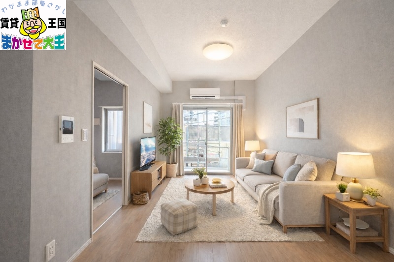 居室・リビング　家具・インテリアはＣＧです