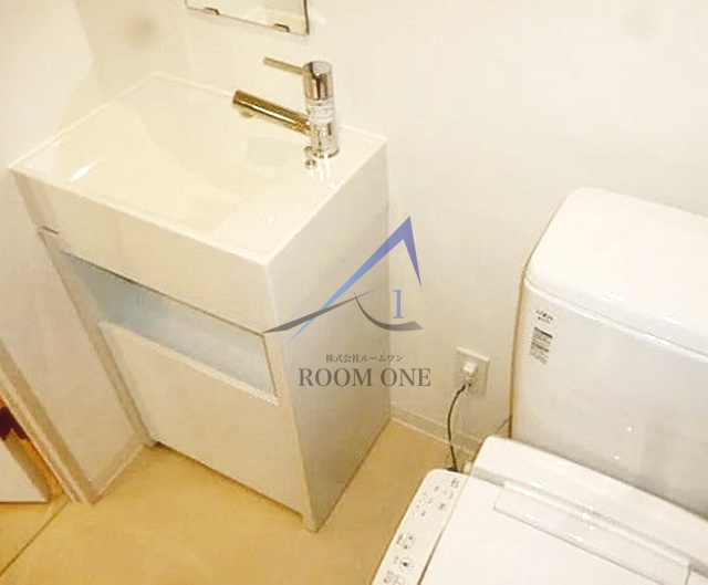 洗面設備　洗面台です。