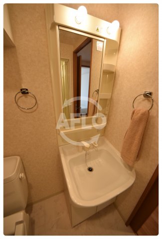 洗面設備　CASSIA天王寺東　洗面化粧台