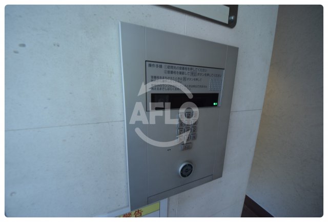 セキュリティ　CASSIA天王寺東　オートロック