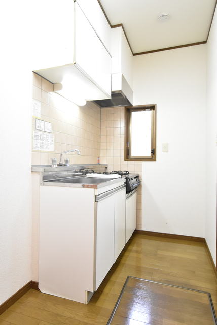 キッチン　★２口コンロのガステーブル設置済★