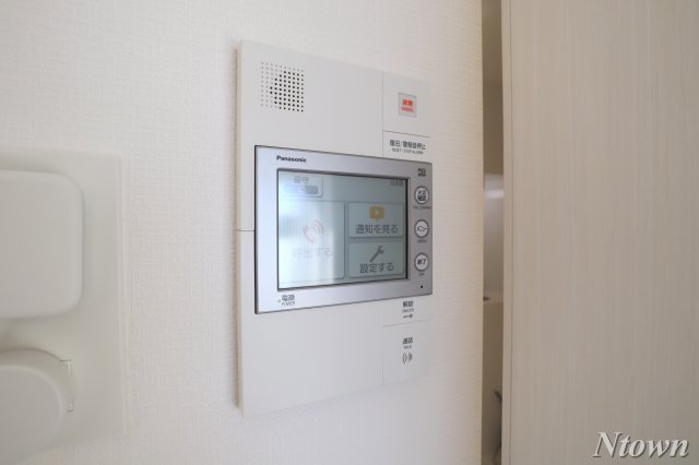 セキュリティ　モニター付きインターホンです