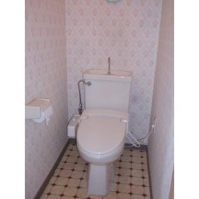 トイレ　※写真は別号室です。