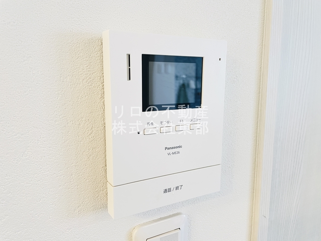 セキュリティ　訪問者が一目で分かるＴＶモニタ付インターホンです！