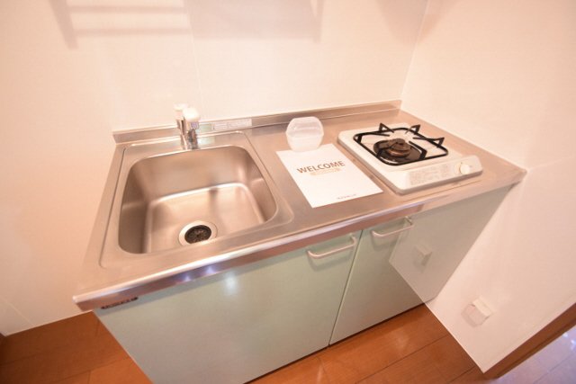 キッチン　１口ガスコンロ付
