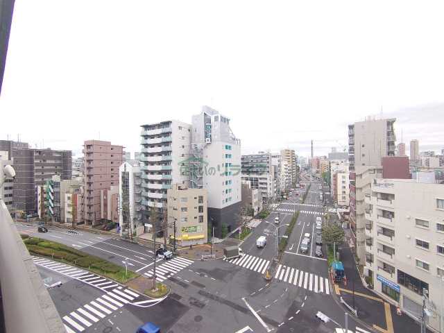 眺望　プライムアーバン早稲田　803号室