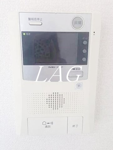セキュリティ　モニター付きインターホンです。