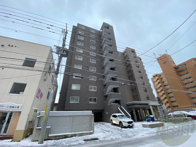 建物外観　札幌市中央区南６条西「ＳＱＵＡＲＥＭｓ６１４」